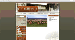 Desktop Screenshot of cedaredgecolorado.com